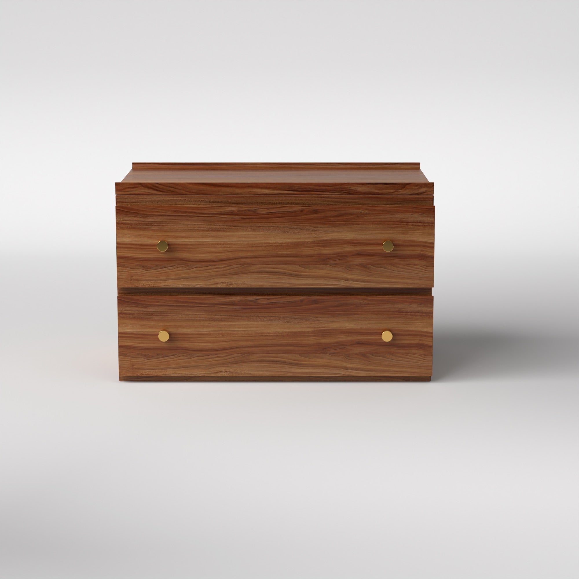 Stava Bedside Table | Solid Walnut/Teak/Oak Wood | 3 Feet Length