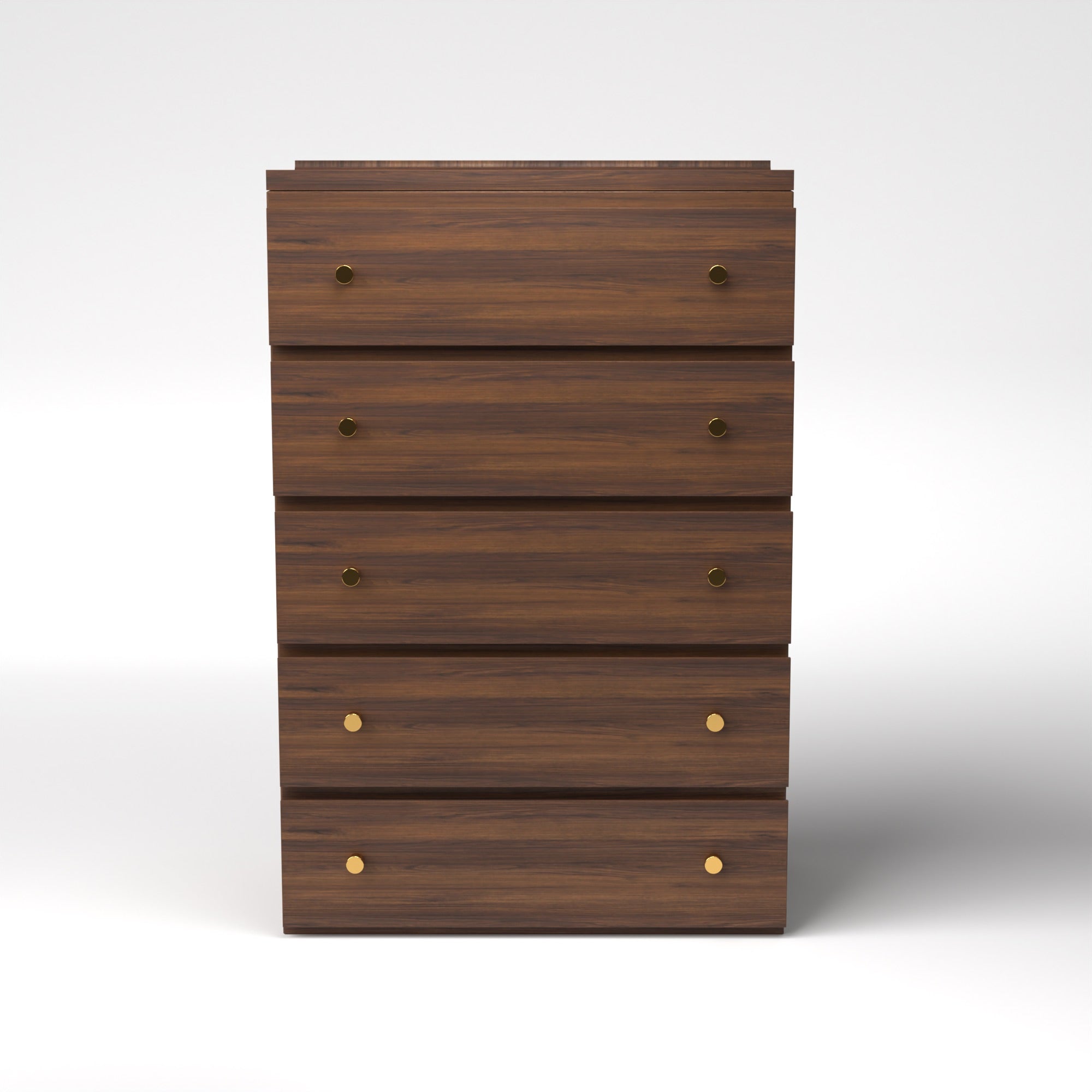 Stava Modular Drawer System | Solid Walnut/Teak/Oak Wood (5x1) | 3 Feet Length