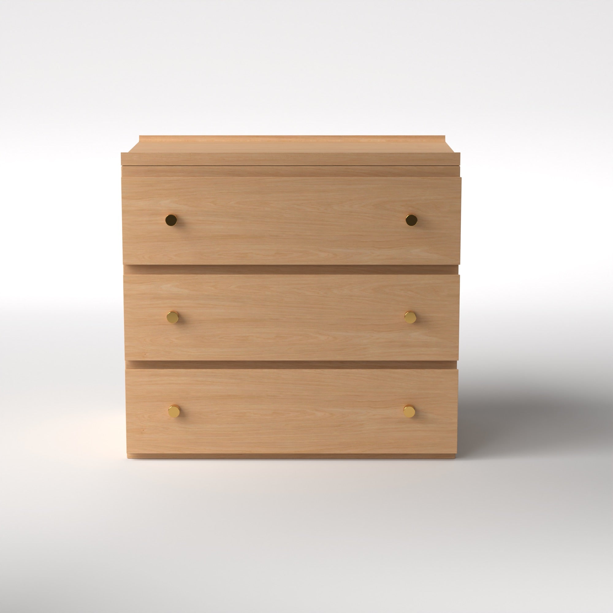 Stava Modular Drawer System | Solid Walnut/Teak/Oak Wood (3x1) | 3 Feet Length