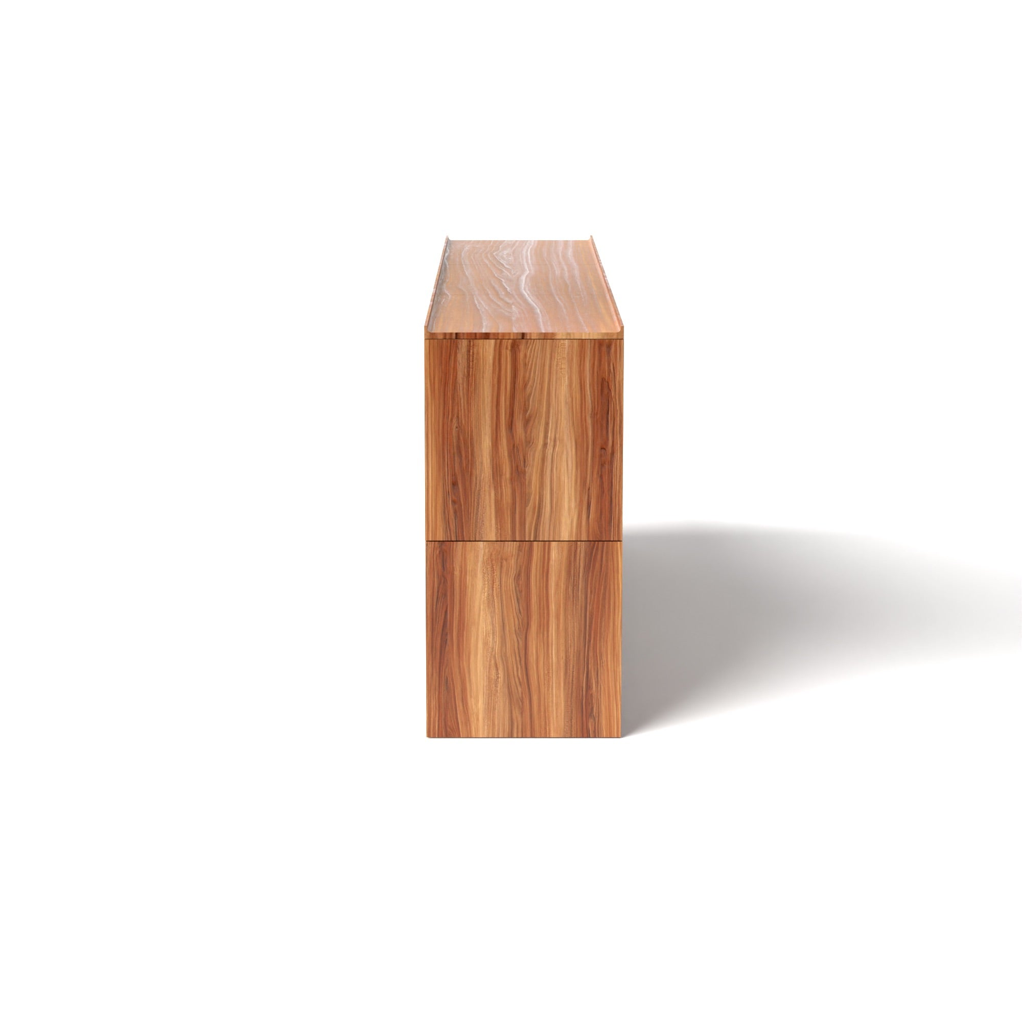 Stava Modular Shelving System | Solid Walnut/Teak/Oak Wood (4x3) | 8 Feet Length