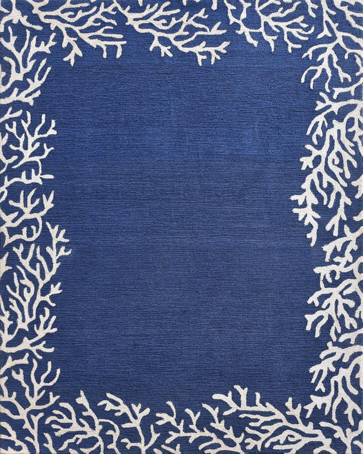 Floral Hand Tufted Wool Rug - 8x10 ft (RG_00103)