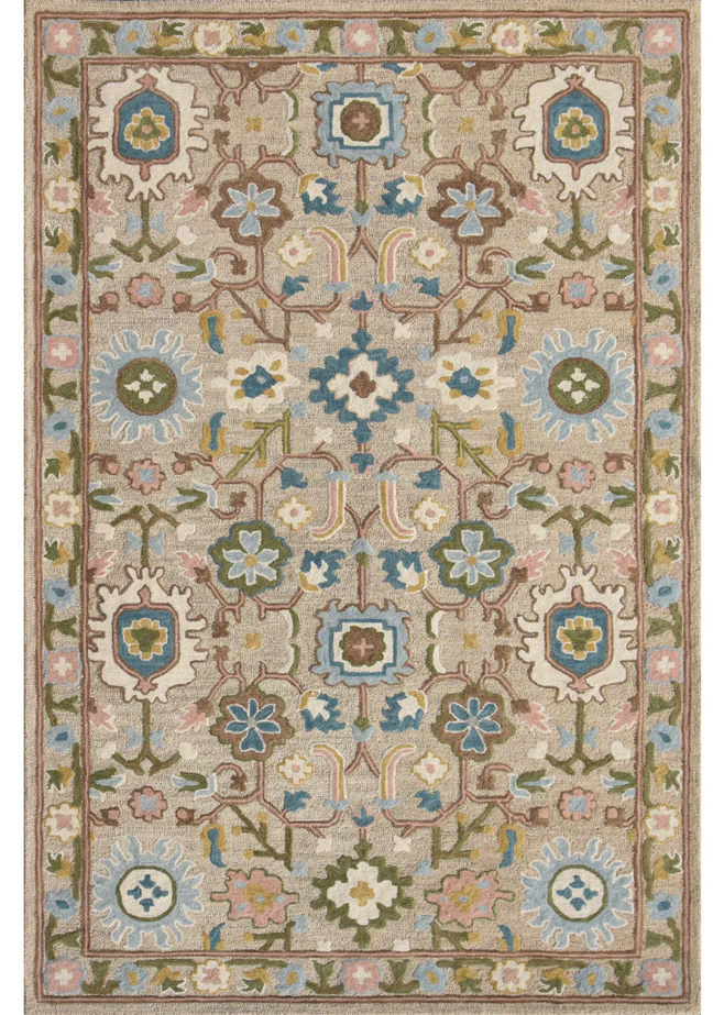 Persian Hand Tufted Wool Rug - 5x8 ft (RG_00133)