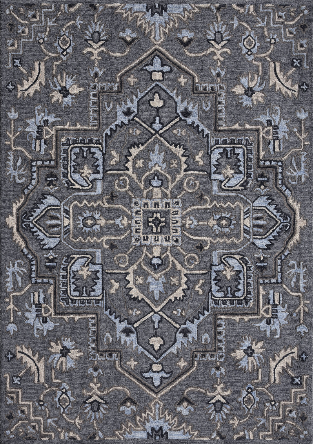 Persian Hand Tufted Wool Rug - 5x7 ft (RG_00143)