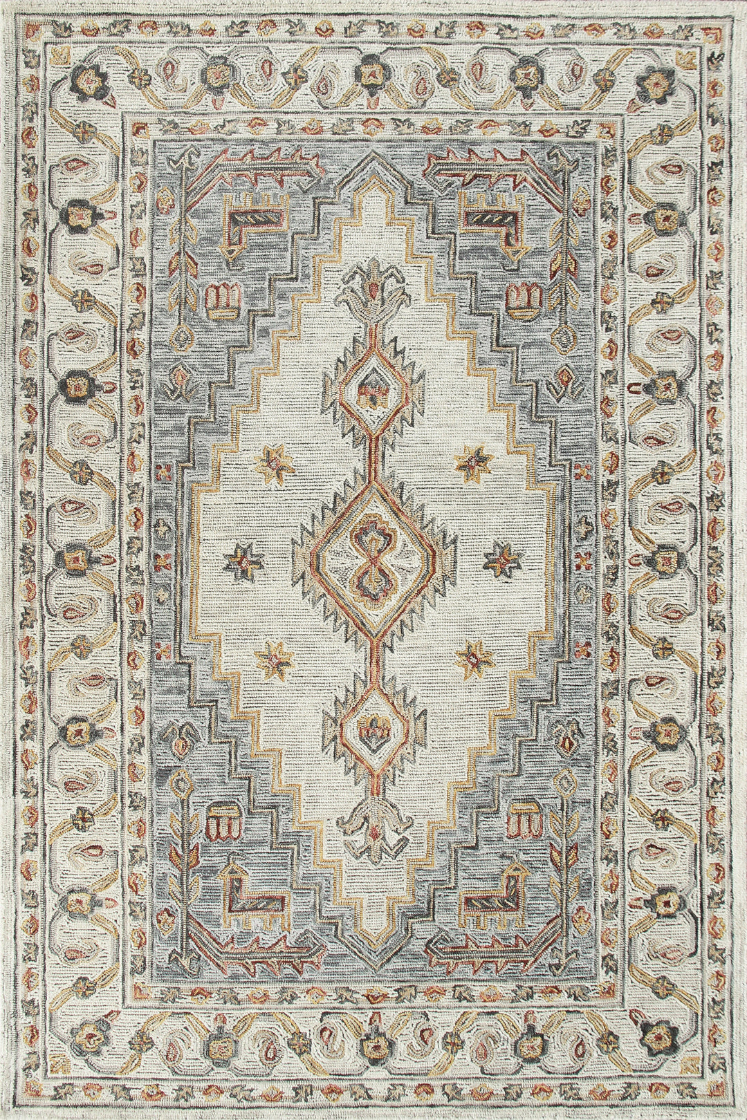 Persian Hand Tufted Wool Rug - 5x8 ft (RG_00154)