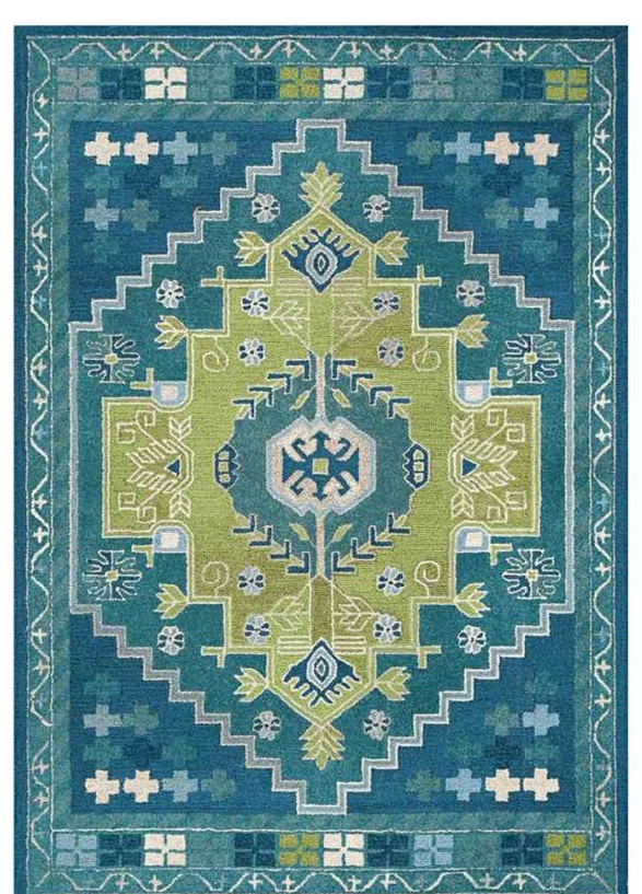 Persian Hand Tufted Wool Rug - 7x10 ft (RG_00177)