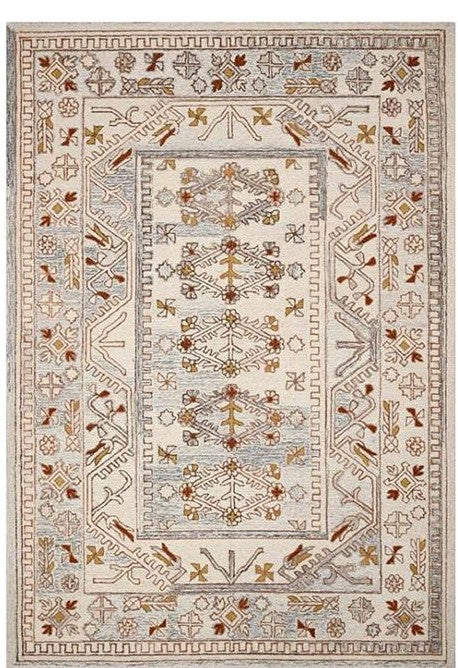 Persian Hand Tufted Wool Rug - 5x8 ft (RG_00179)
