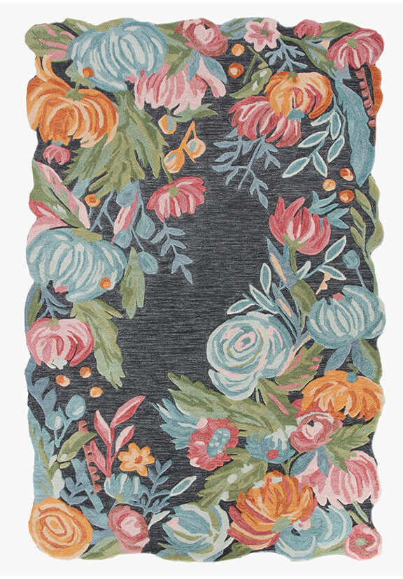 Floral rug