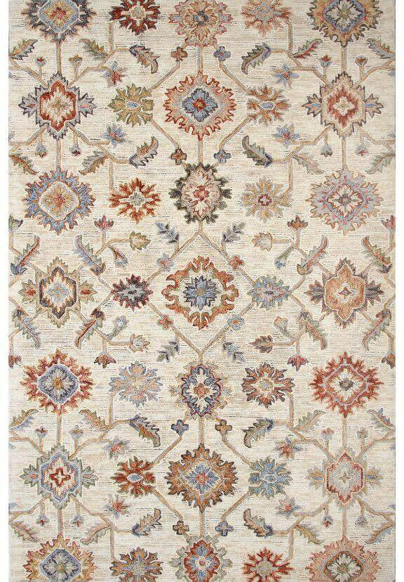 Persian Hand Tufted Wool Rug - 5x8 ft (RG_00186)