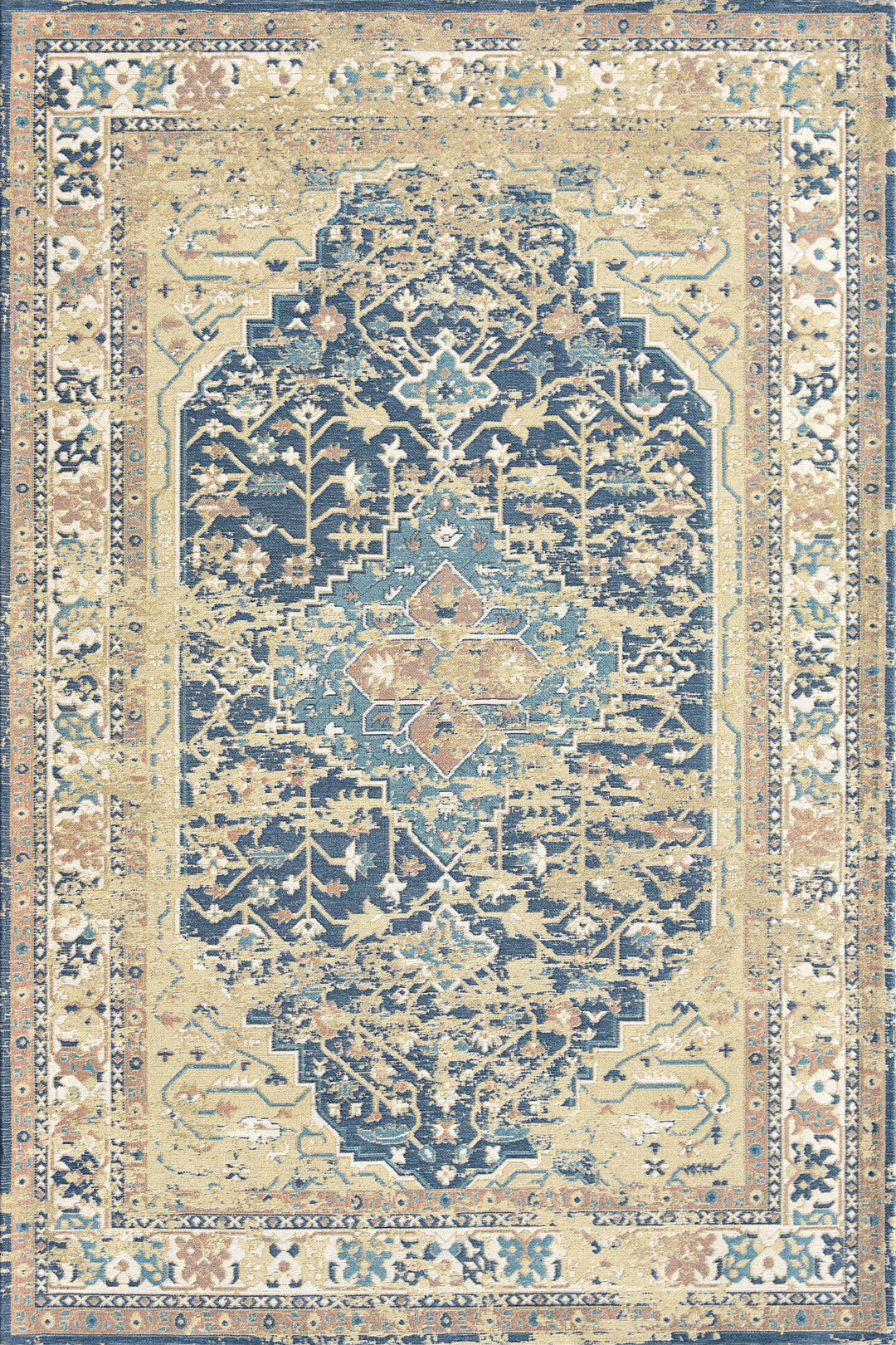 Persian Machine Woven Cotton Rug - 5x8 ft (RG_00194)