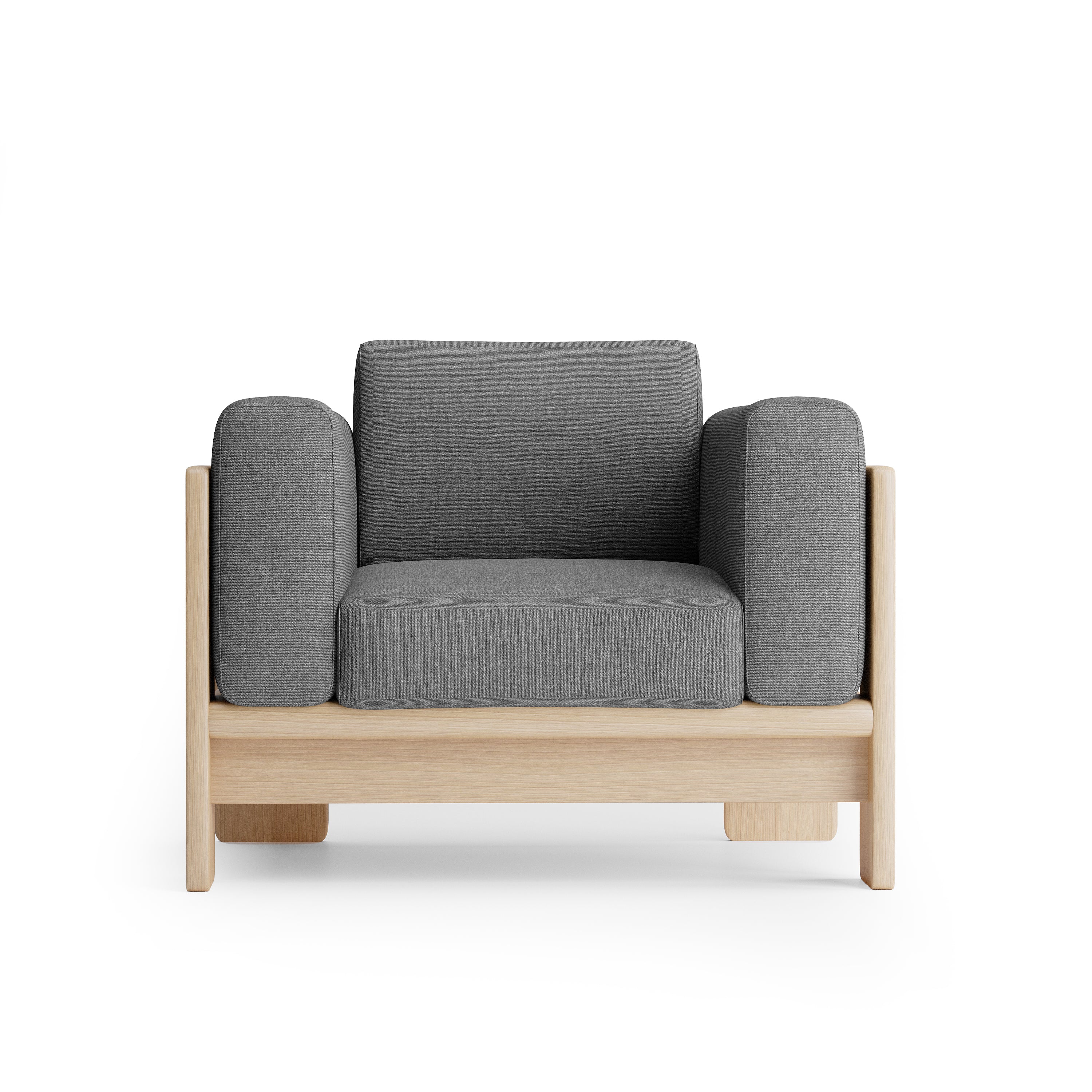 Nordhaven Sofa | 1 Seater | Solid Teak/Walut/Oak Wood