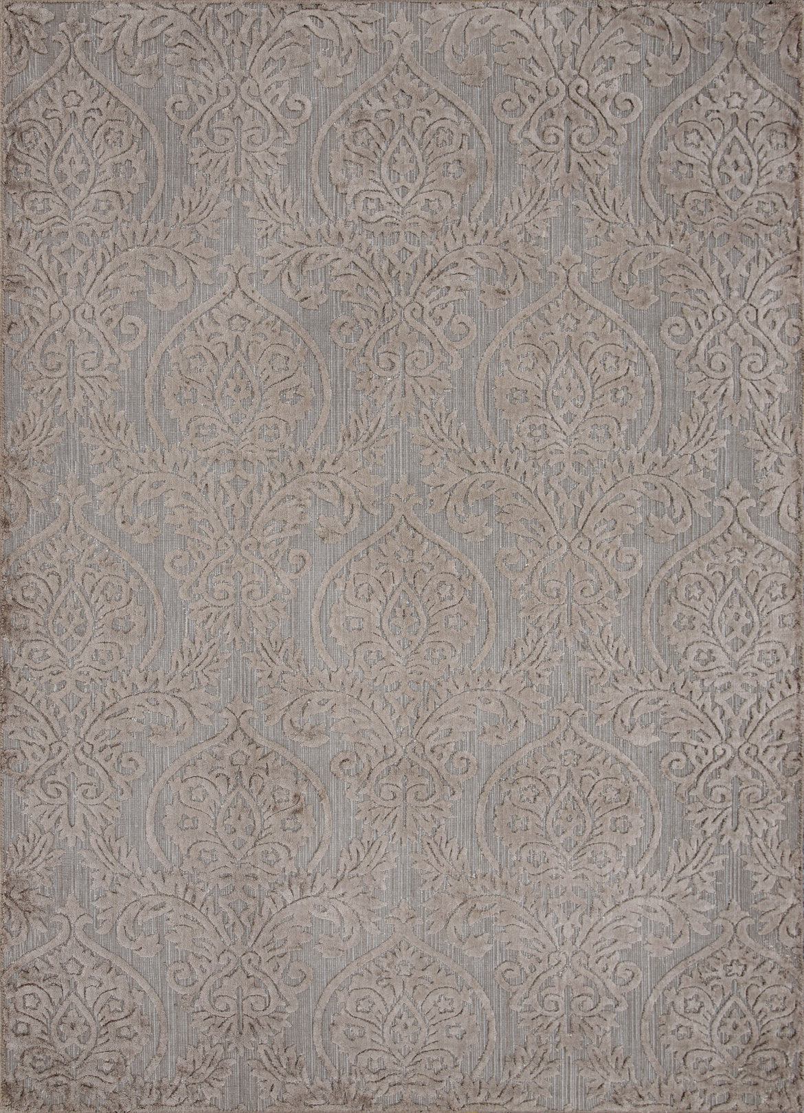 Persian Hand Tufted Wool & Viscose Rug - 5x8 ft (RG_00213)