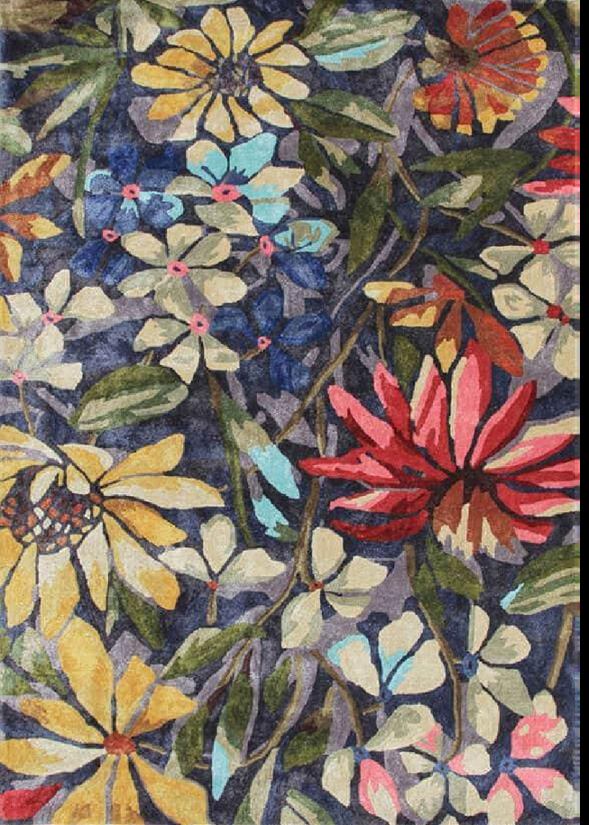 Floral Hand Tufted rug