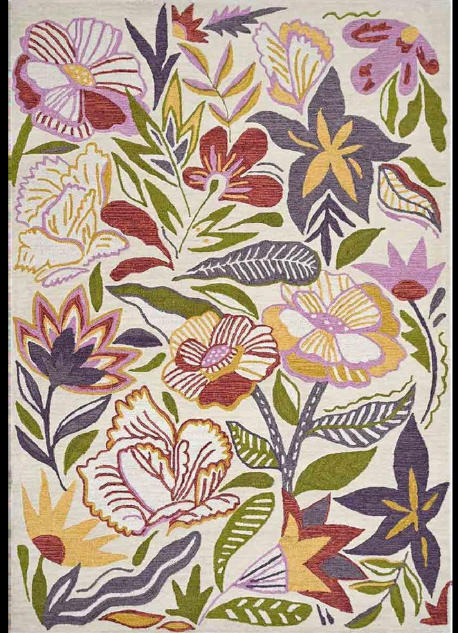 Floral rug