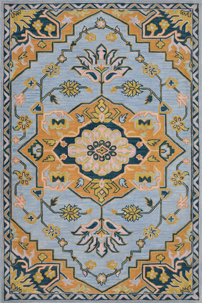 Persian Hand Tufted Wool Rug - 5x8 ft (RG_00245)