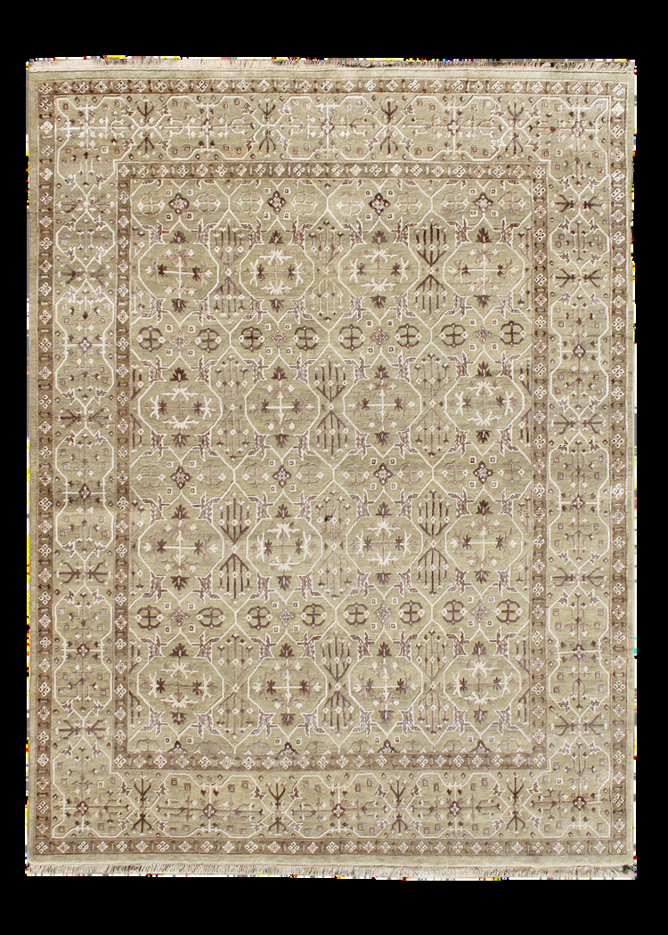 Persian Hand Knotted NZ Wool & Viscose Rug - 8x10 ft (RG_00252)