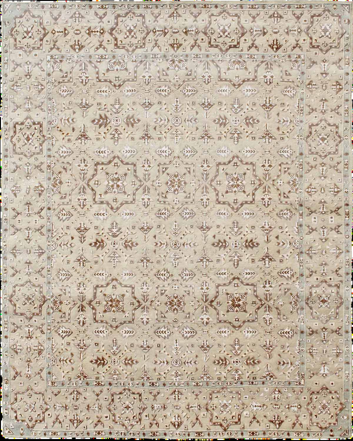 Persian Hand Knotted NZ Wool & Viscose Rug - 8x10 ft (RG_00255)