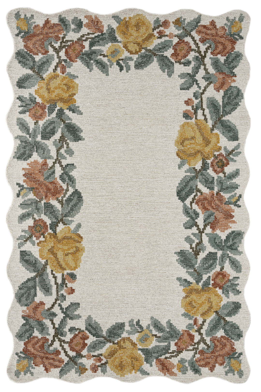Floral rug