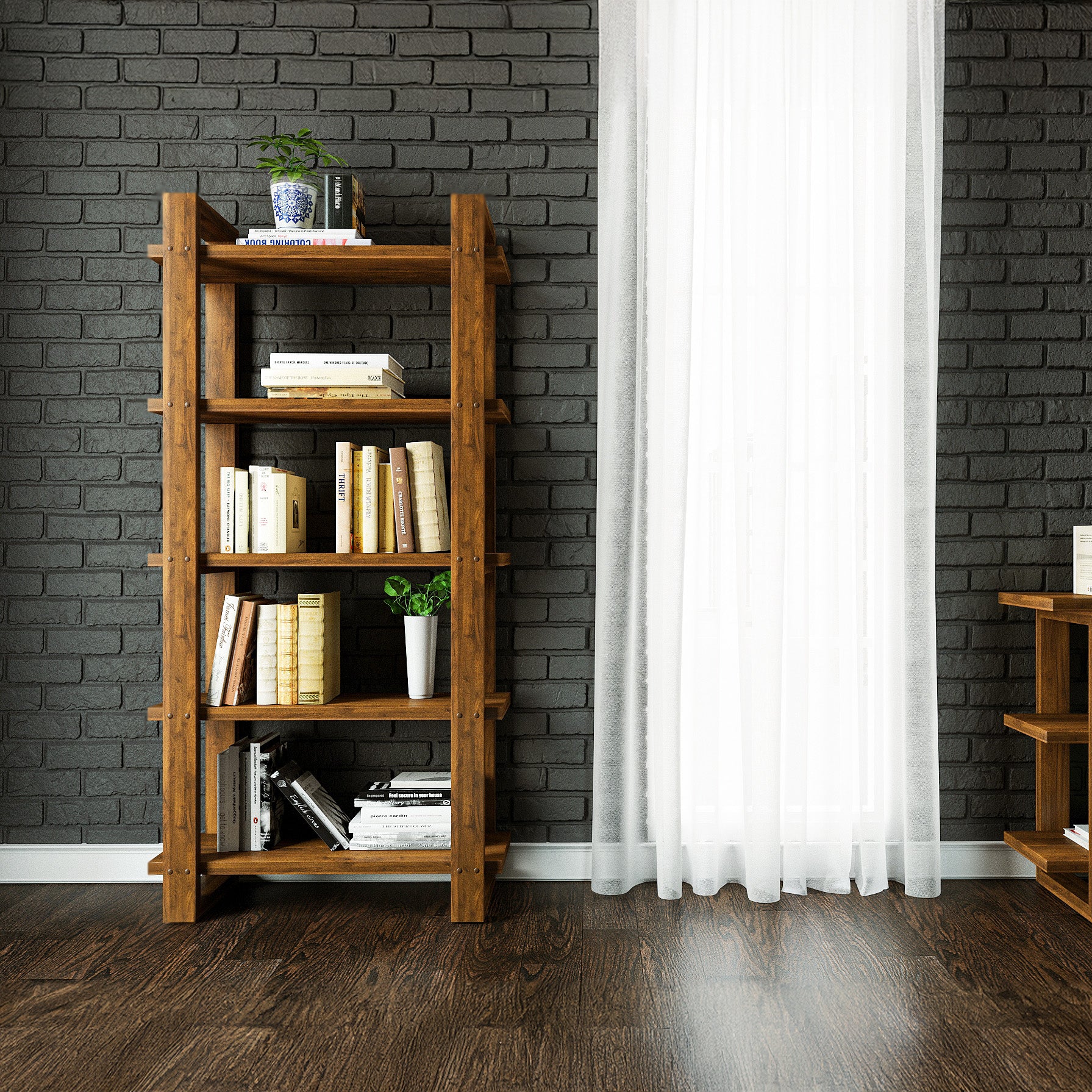 Harmony Shelf/Bookcase - Solid Teak Wood