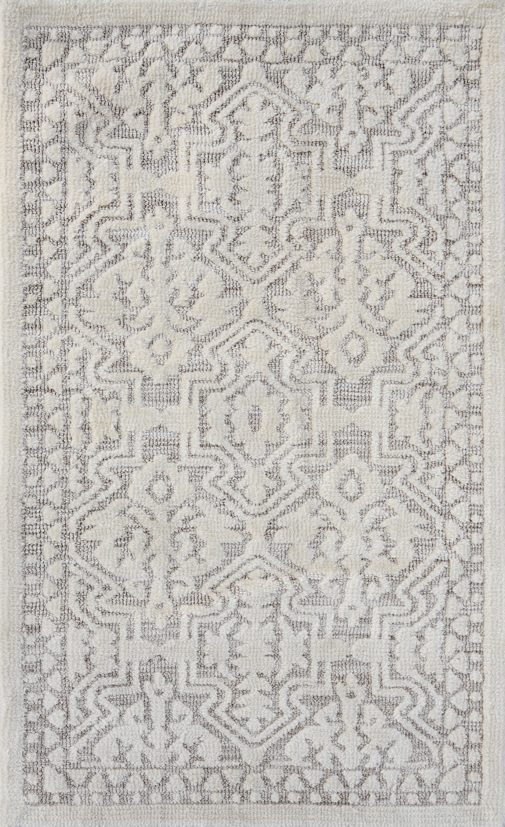 Knitted Microfiber Rug - 3.7x2.3 ft (RG_00305)