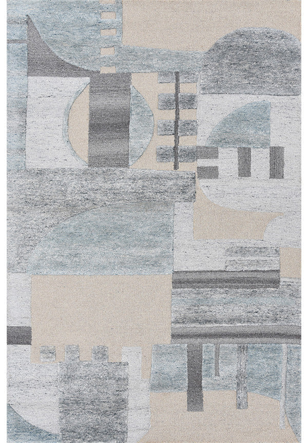 Modern Hand Tufted Wool Rug - 5x8 ft (RG_00321)