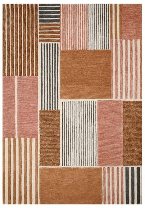 Modern Hand Tufted Wool Rug - 5x8 ft (RG_00329)