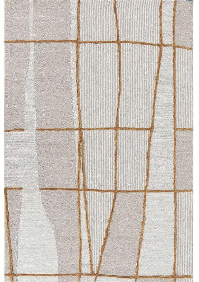 Modern Hand Tufted Wool Rug - 5x8 ft (RG_00334)