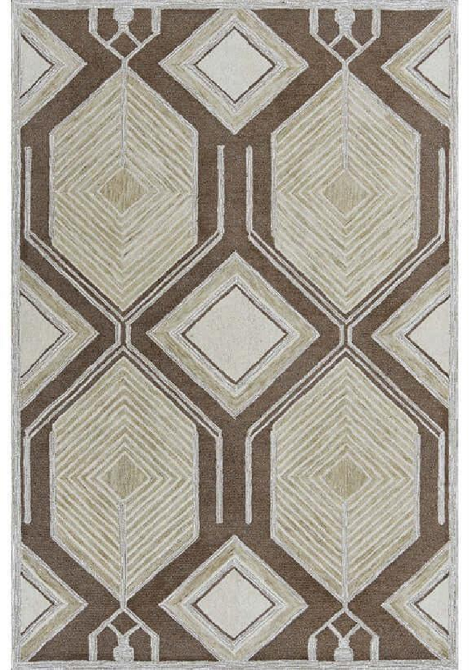 Modern Hand Tufted Wool Rug - 5x8 ft (RG_00335)