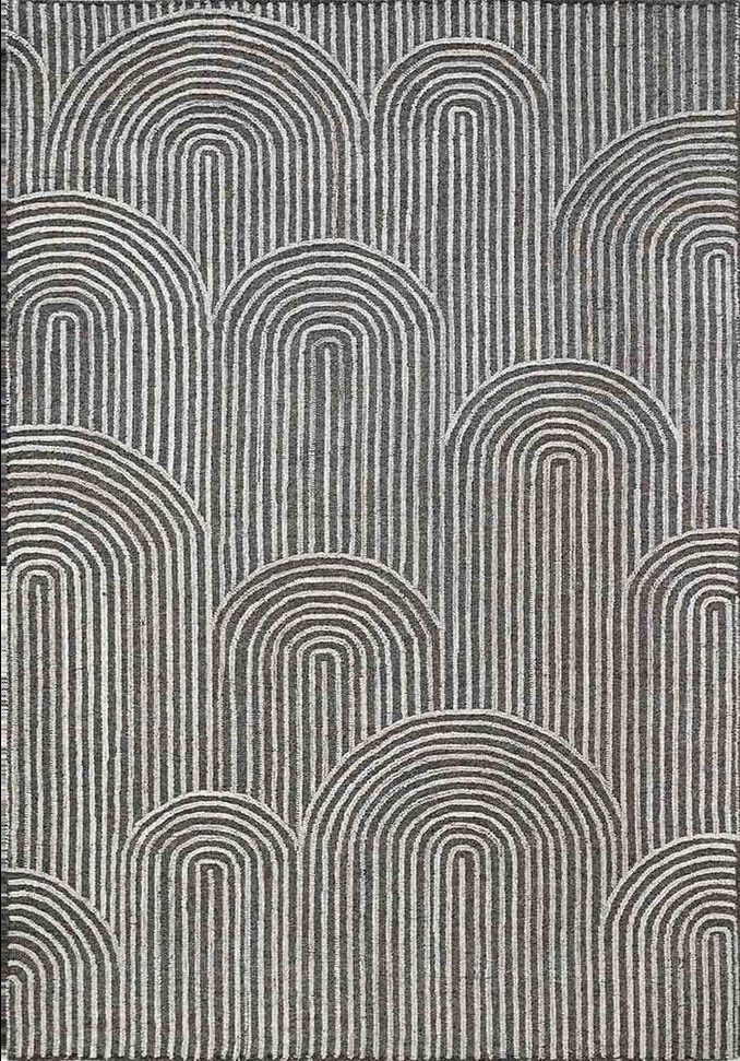 Modern Hand Tufted Wool Rug - 5x8 ft (RG_00336)