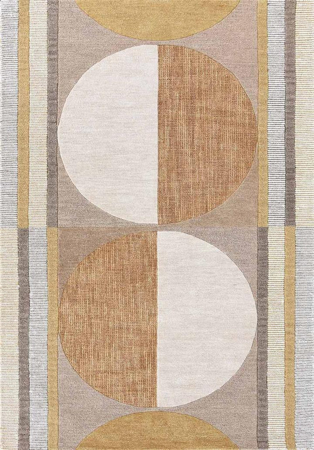 Modern Hand Tufted Viscose Rug - 5x8 ft (RG_00353)