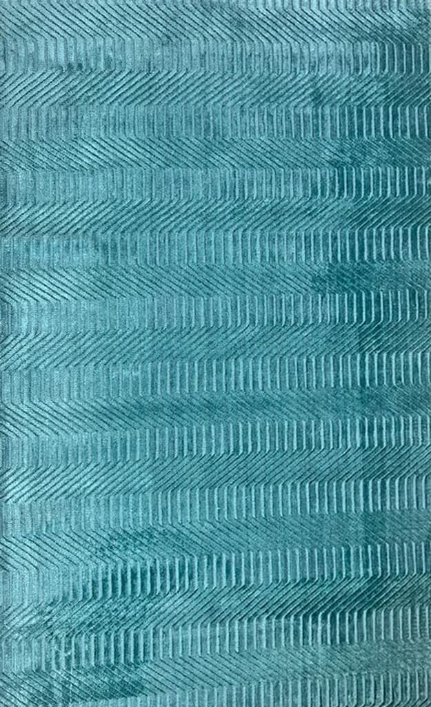 Modern Hand Loom Wool & Viscose Rug - 5x8 ft (RG_00357)