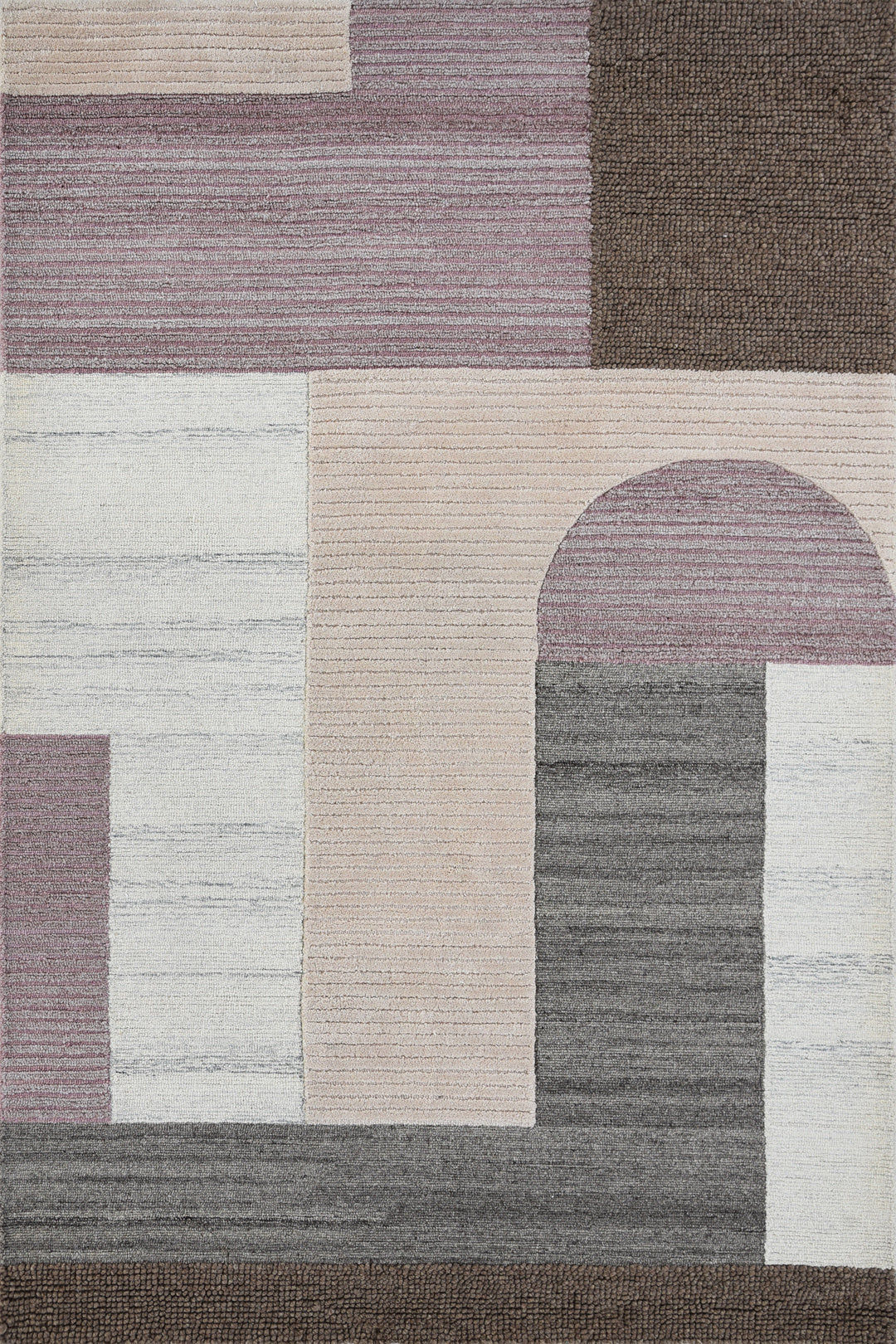 Modern Hand Tufted Wool Rug - 5x8 ft (RG_00360)