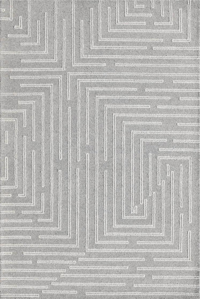 Modern Hand Tufted Wool Rug - 5x8 ft (RG_00362)