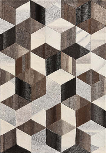 Modern Hand Tufted Wool Rug - 5x8 ft (RG_00368)