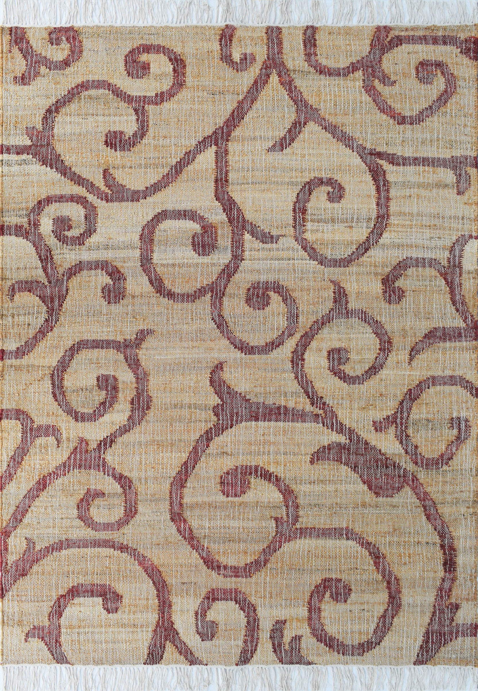 Hand Woven Jute Rug - 5x8 ft (RG_00397)