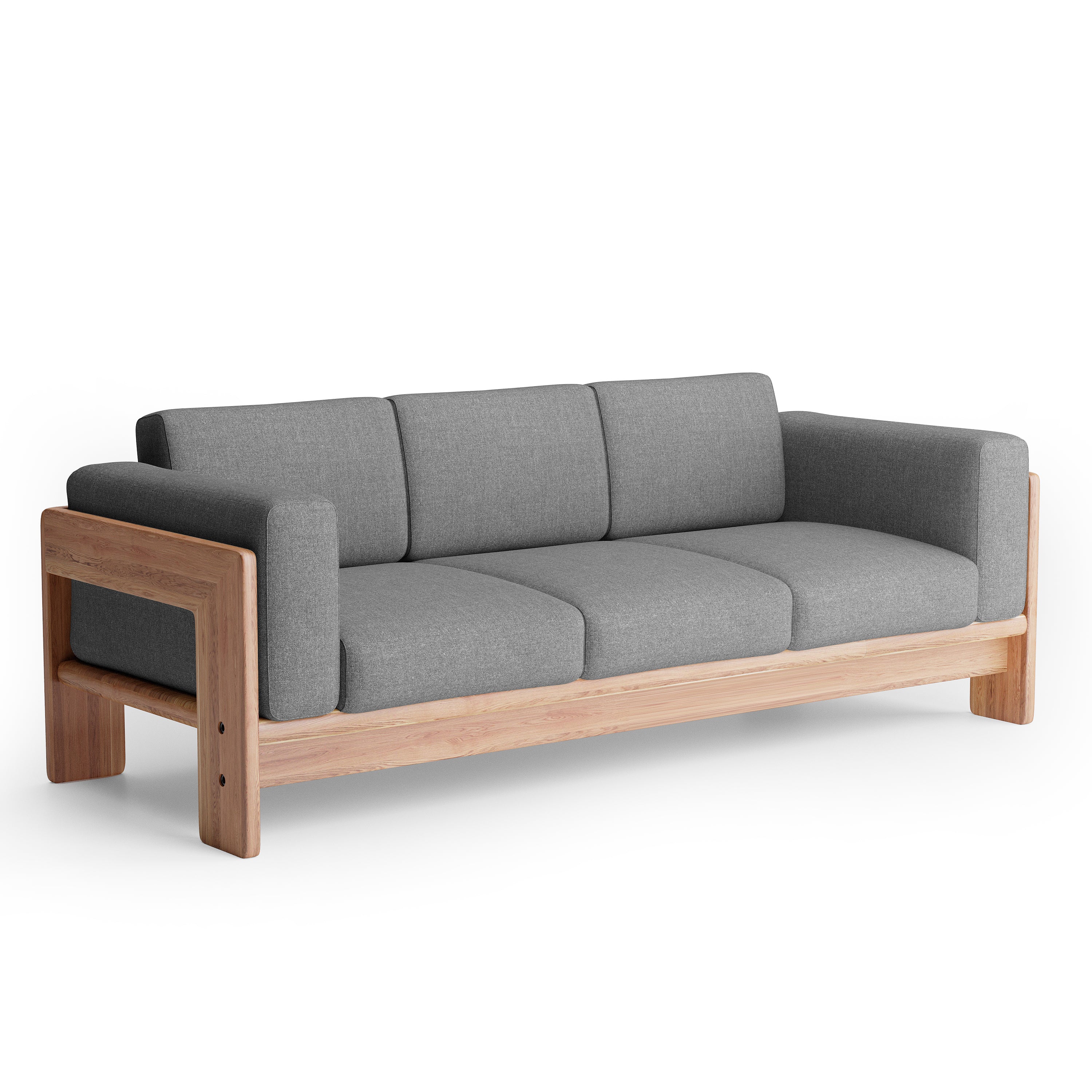 Nordhaven Sofa | 3 Seater | Solid Teak/Walnut/Oak Wood
