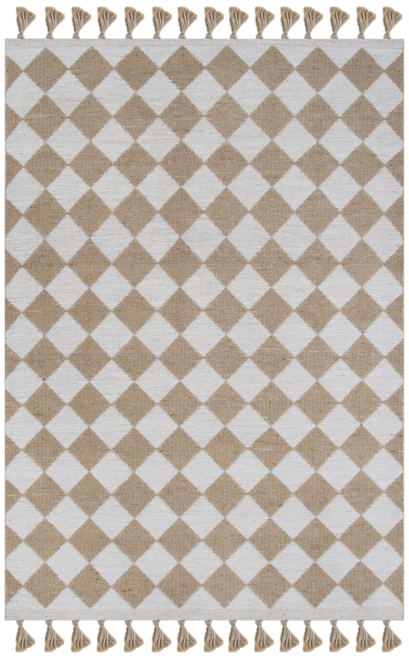 Hand Woven Flatweave Wool Rug - 5x8 ft (RG_00425)