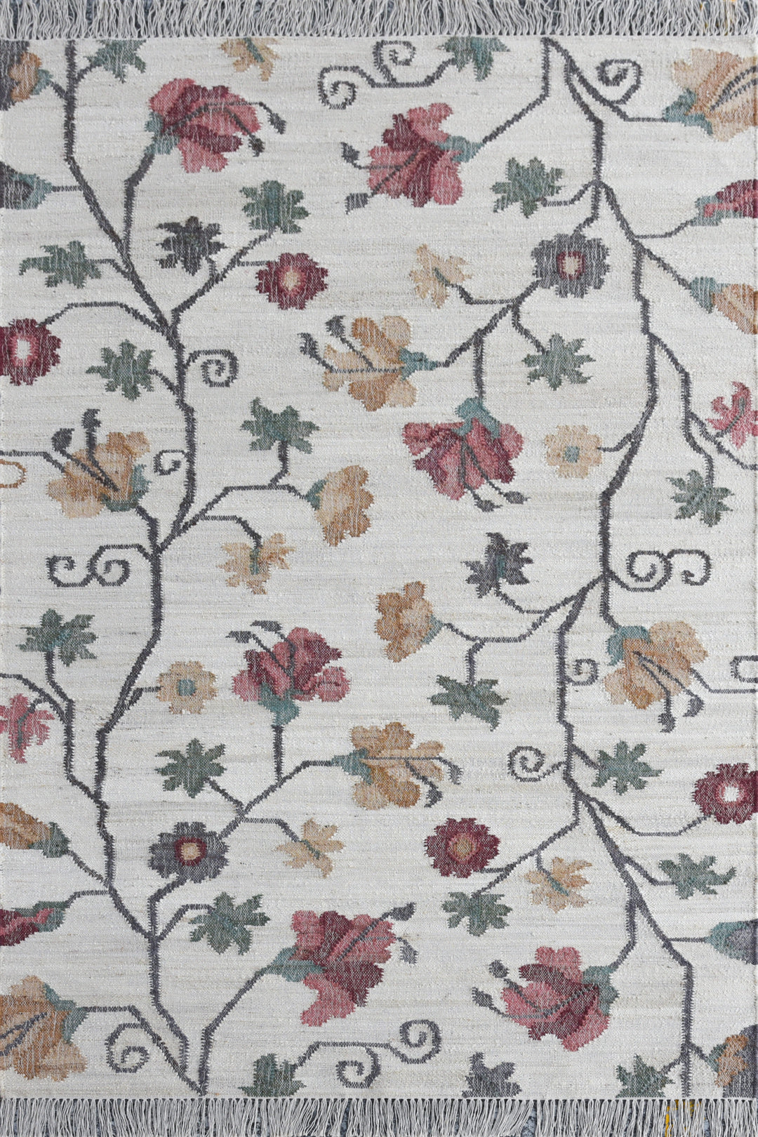 Hand Woven Flatweave Jute Rug - 5x8 ft (RG_00433)