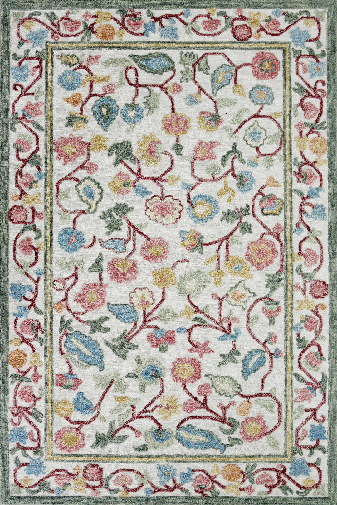 Floral Hand Tufted rug