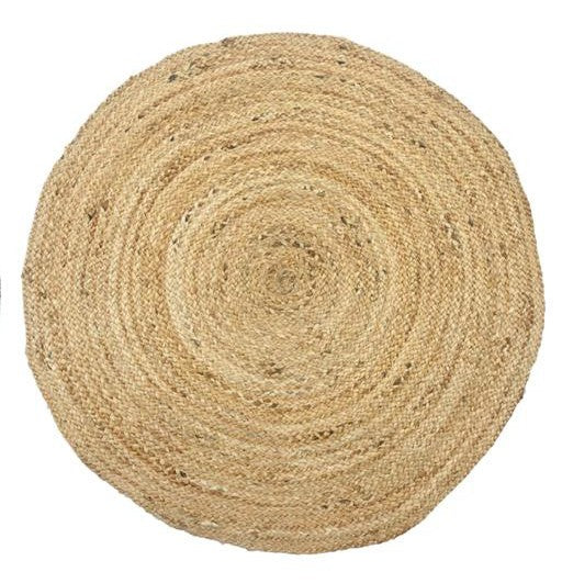 Round Braided Jute Rug - 3x3 ft (RG_00473)