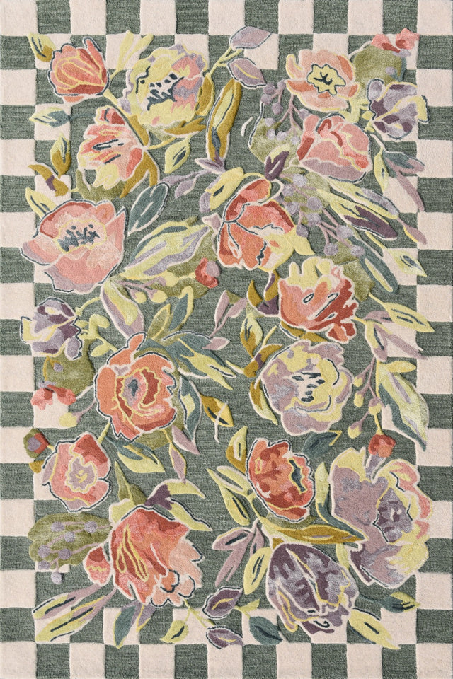 Floral Hand Tufted rug