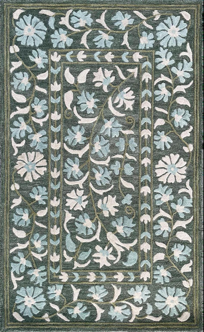 Floral Hand Tufted rug