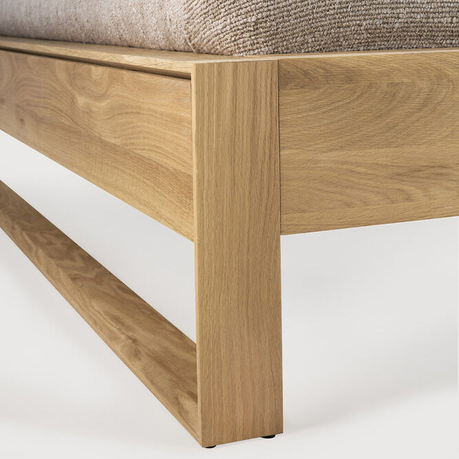 Sael Bed - Solid Walnut/Teak/Oak Wood (King)