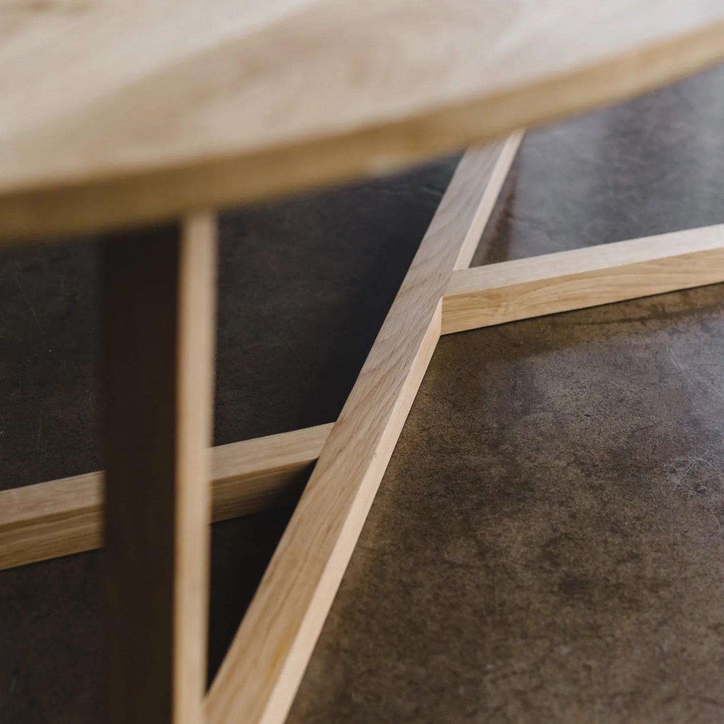 Ellipse Coffee Table - Solid Walnut/Teak/Oak Wood