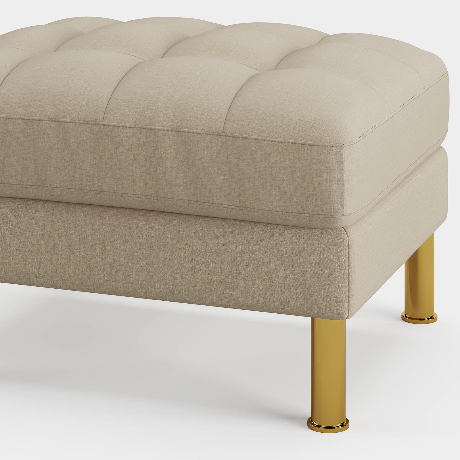 Palo Sofa Ottoman T | 2.5 feet | Tufted