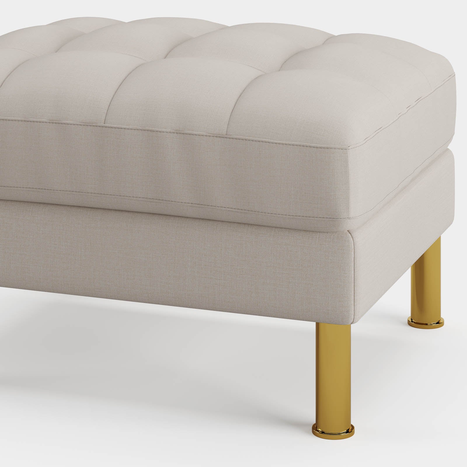 Palo Sofa Ottoman T | 2.5 feet | Tufted
