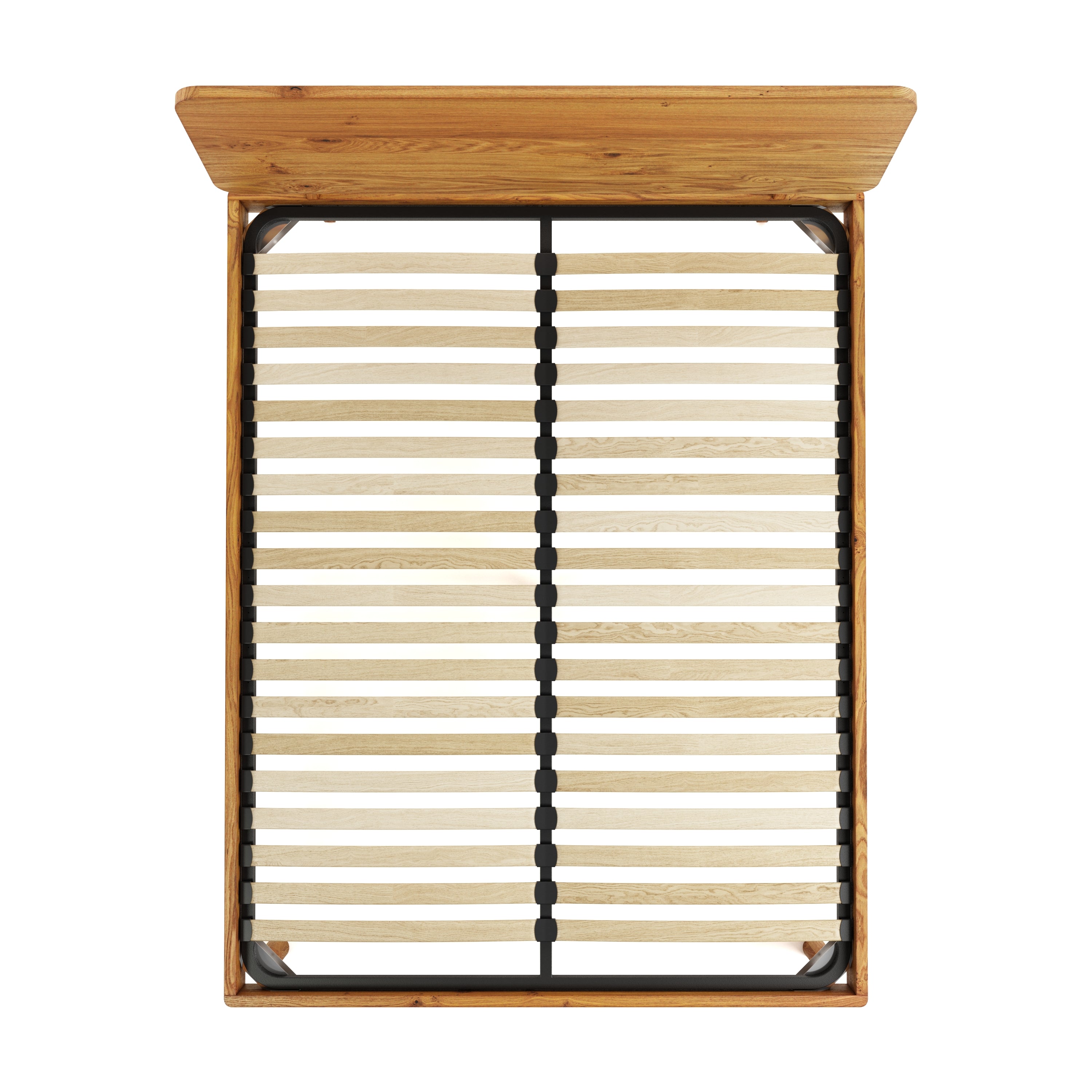 Mowa Bed - Solid Teak/Walnut/Oak Wood (Queen)