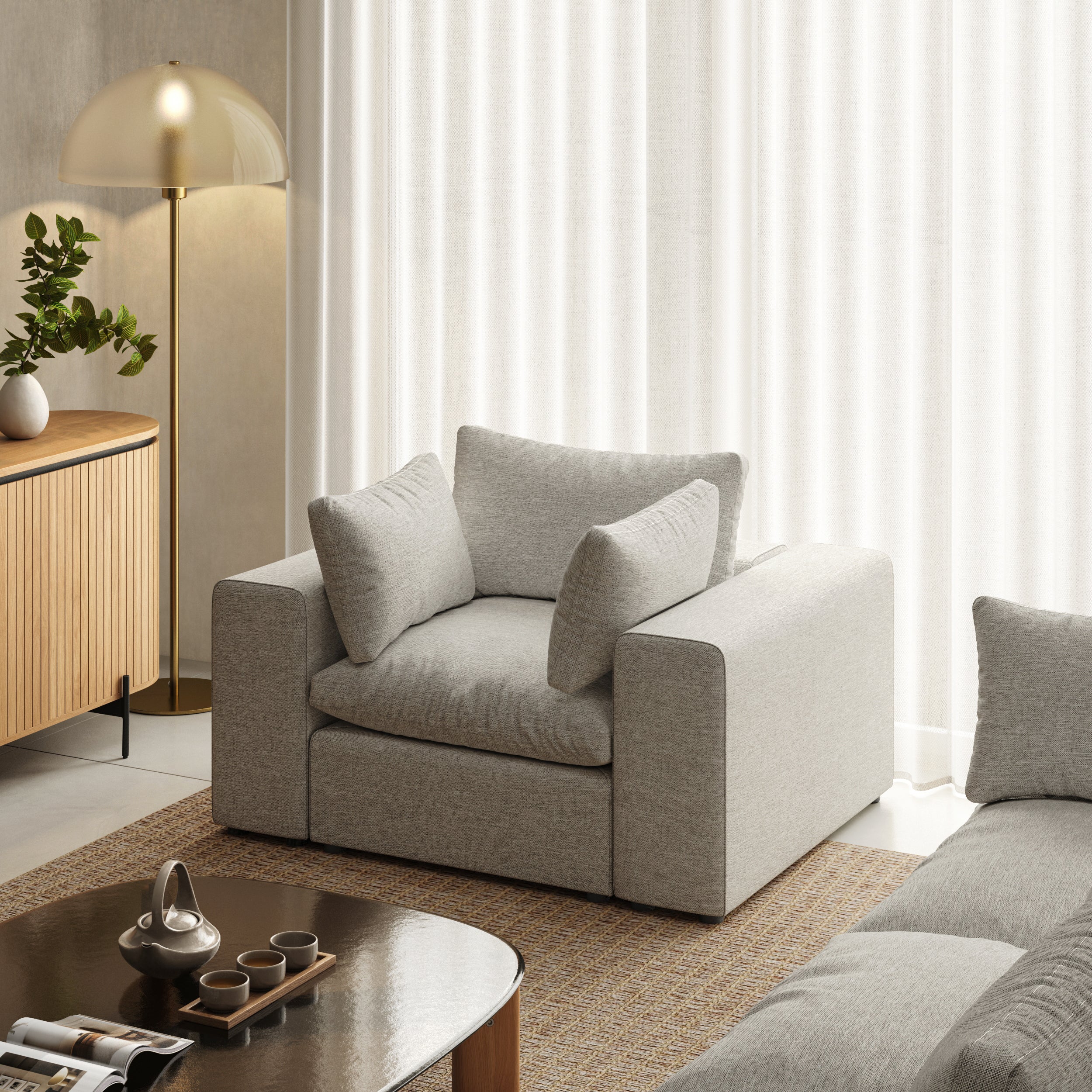 Node 2.0 Sofa | 1 Seater Sofa (4 feet)