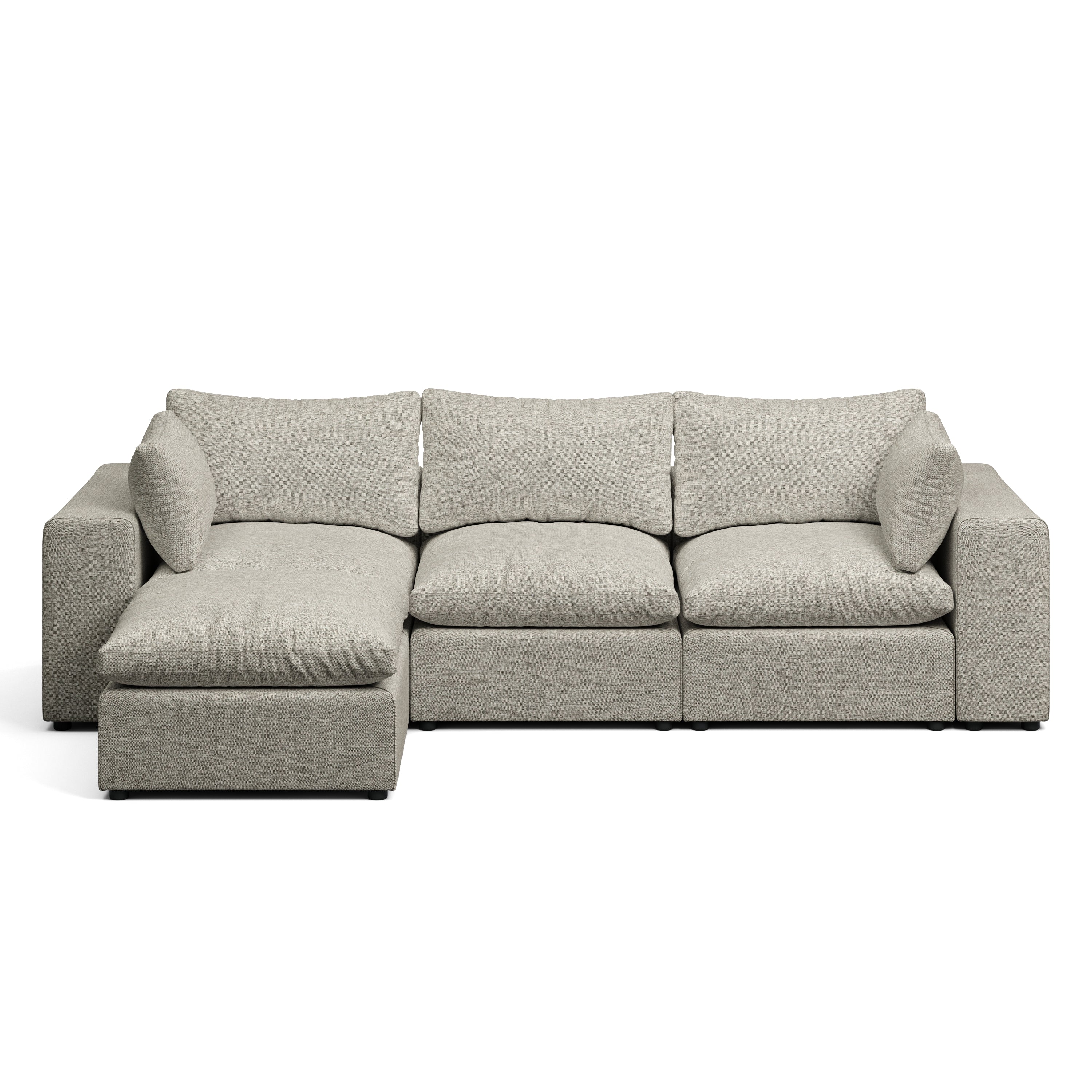 Node 2.0 Sofa | 3 Seater Sofa (9 feet) with Ottoman