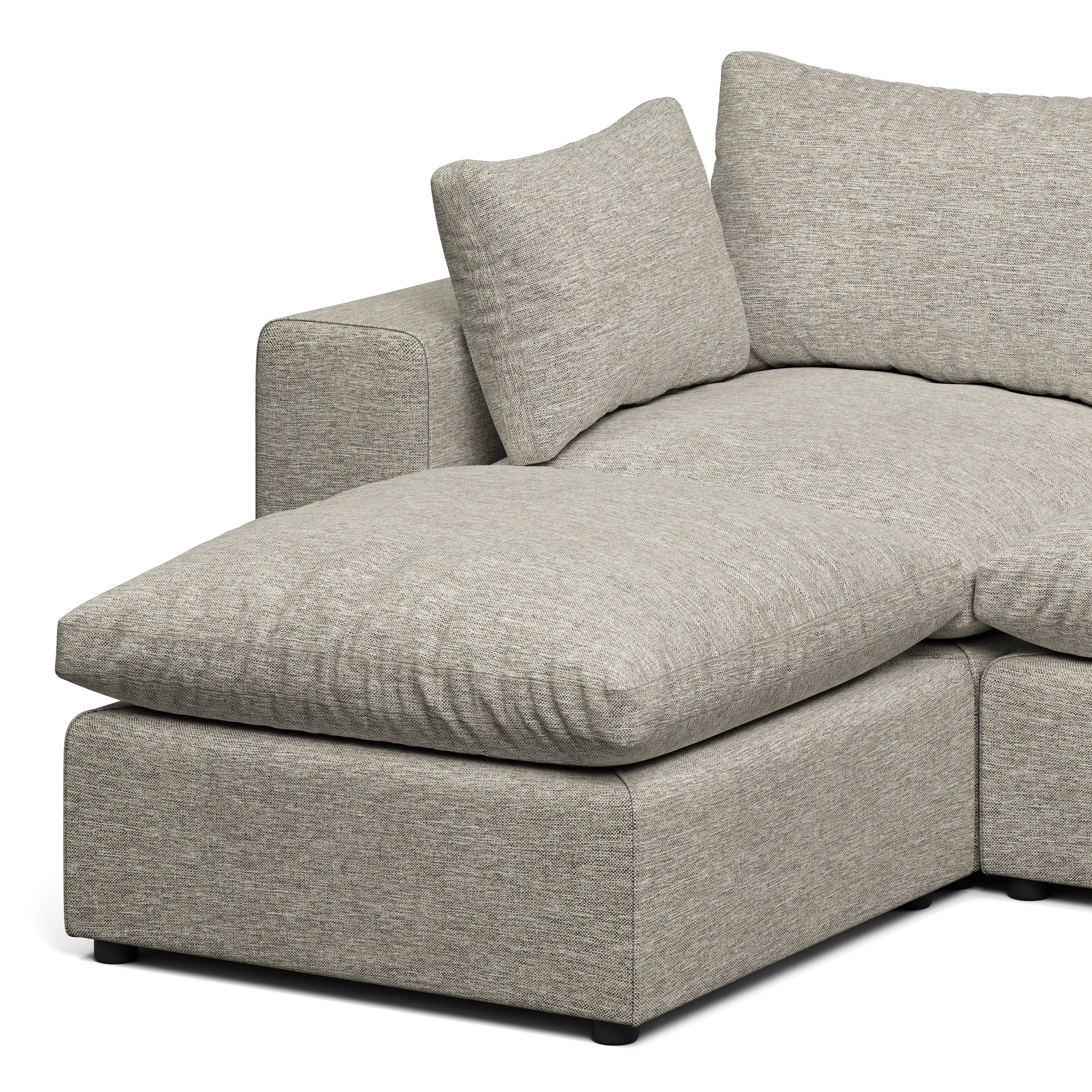 Node 2.0 Sofa | 3 Seater Sofa (9 feet) with Ottoman
