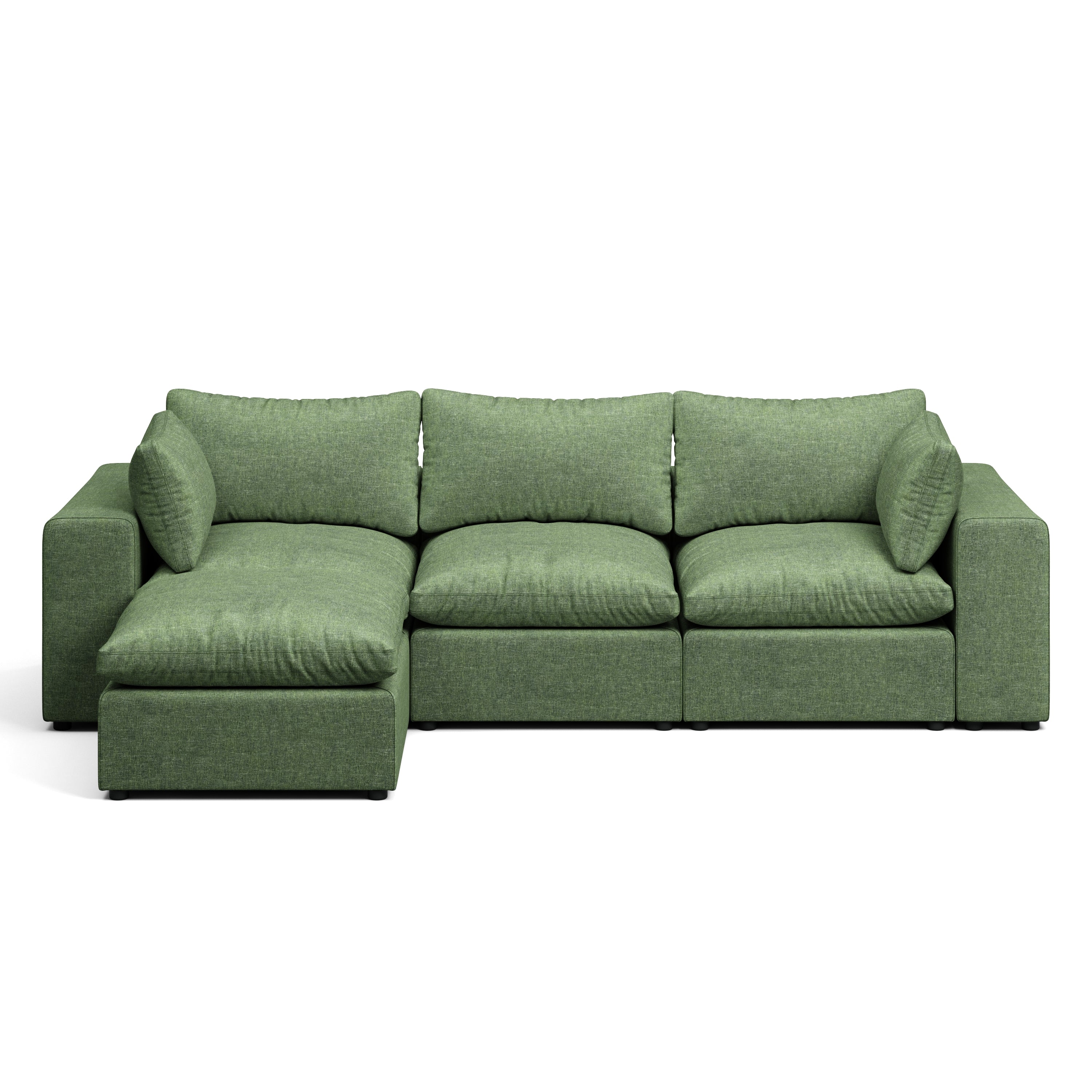 Node 2.0 Sofa | 3 Seater Sofa (9 feet) with Ottoman